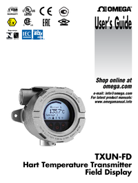Thumbnail of document Manual - TXUN-FD Field Mounted Hart Protocol Temp. Transmitter